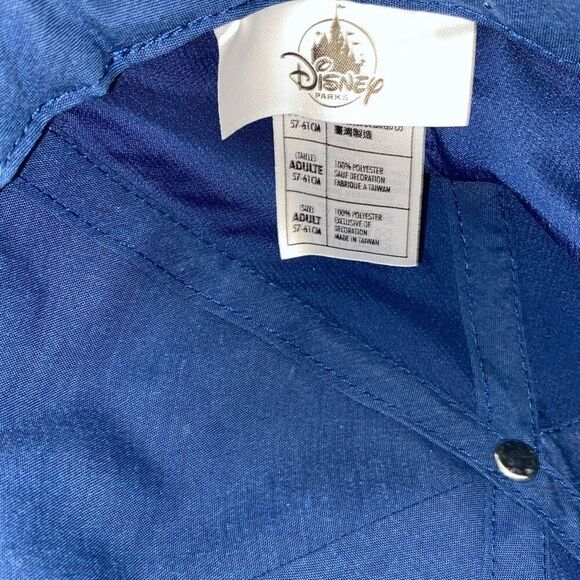 Disney Parks Women's Navy Embroidered Mickey Mouse Baseball Cap Hat 57-61 cm - Picture 9 of 12